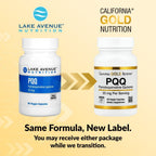 Lake Avenue Nutrition PQQ 20 mg - 60 Vegetarian Capsules - image 3