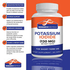 Research Biotech Group Potassium Iodide 130mg Thyroid Support - 60 Capsules - image 2