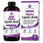 Life Solutions Liquid Alpha Lipoic Acid 50 mg Antioxidant Support - 16 fl oz