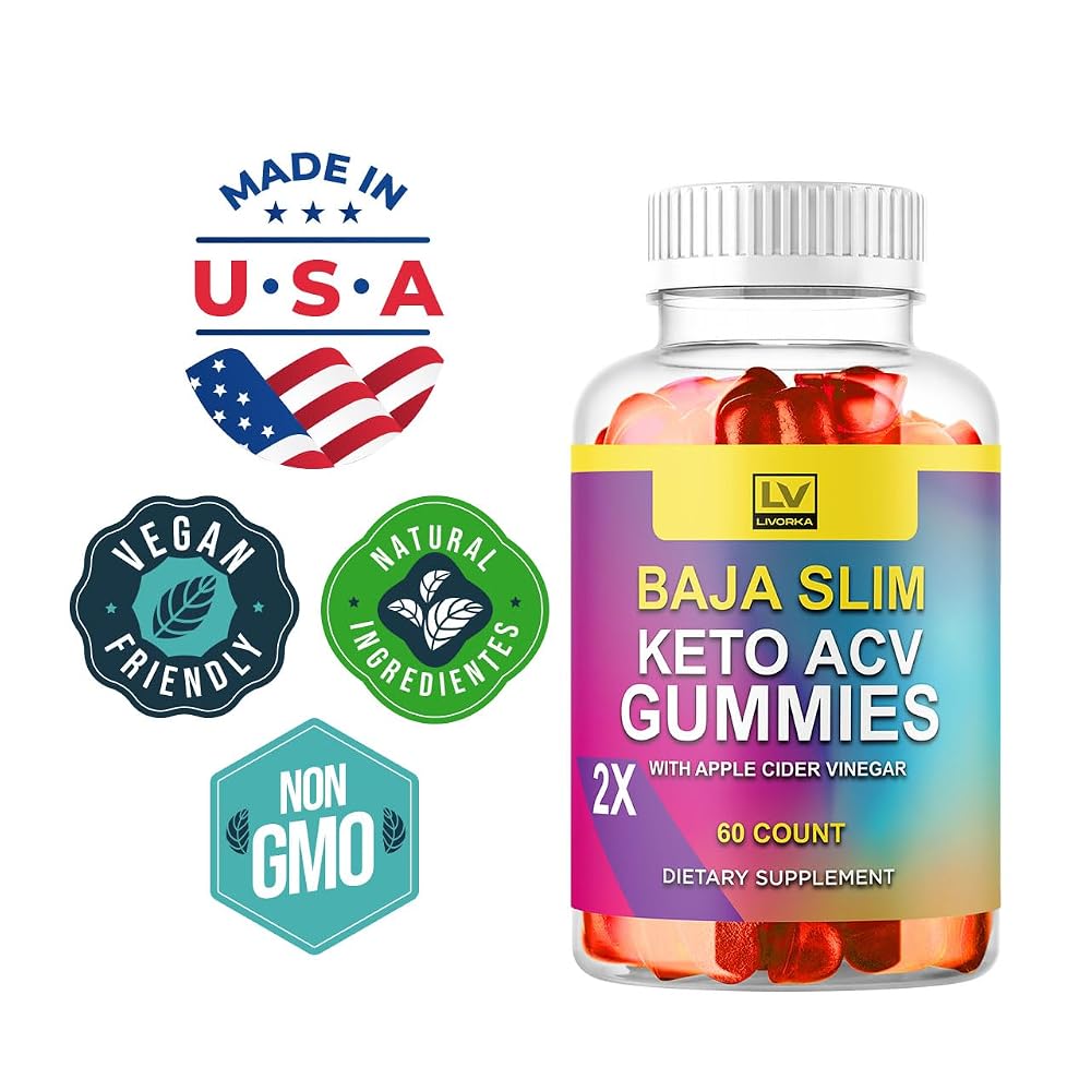 LIVORKA Baja Slim Keto Gummies with Apple Cider Vinegar - 120 Gummies - image 4