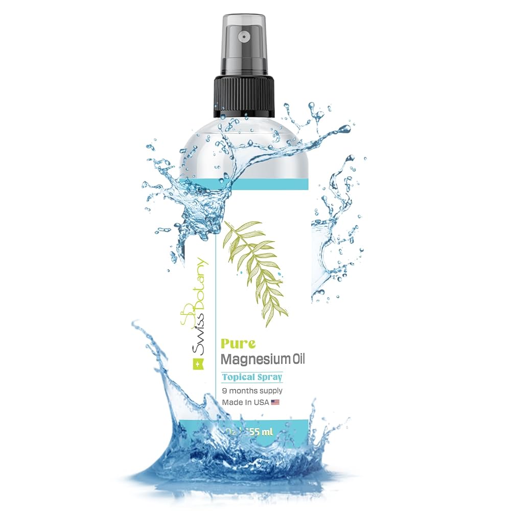 Swiss Botany Pure Magnesium Oil Spray for Sleep - 12 fl oz