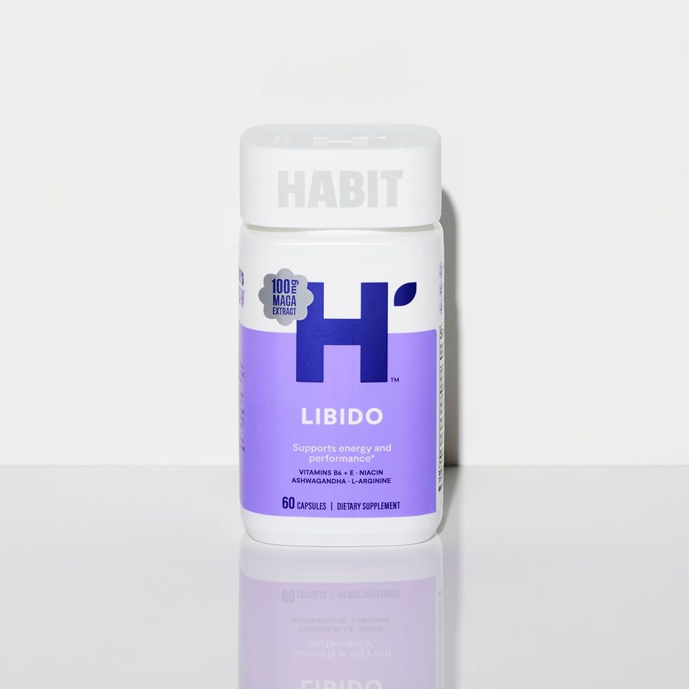 Health by Habit Capsule LIBIDO Vitamins Standard 60 PC Count Container
