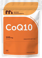 Micro Ingredients CoQ10 100 mg - 240 Softgels