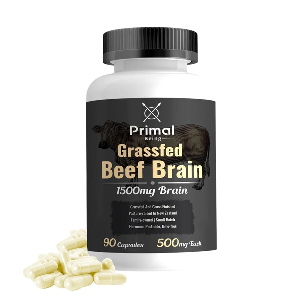 Primal Being Grassfed Beef Brain Capsules - 90 Capsules