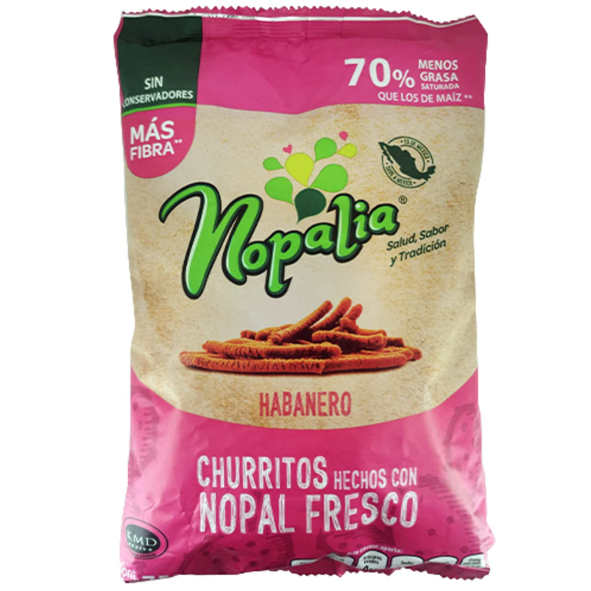 Nopalia Churritos Habanero Organic Nopal Snack - 750g