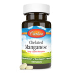 Carlson Chelated Manganese 20 mg - 100 Tablets - image 5