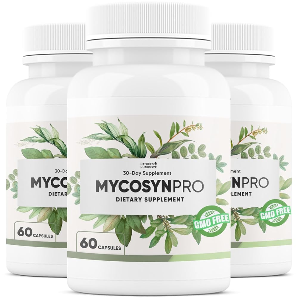 Nature's NutriWave Mycosyn Pro Vitamin C, Folate & Biotin - 60 Capsules