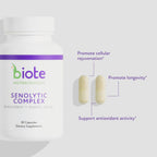Biote Nutraceuticals SENOLYTIC Complex Antioxidants - 30 Capsules - image 2