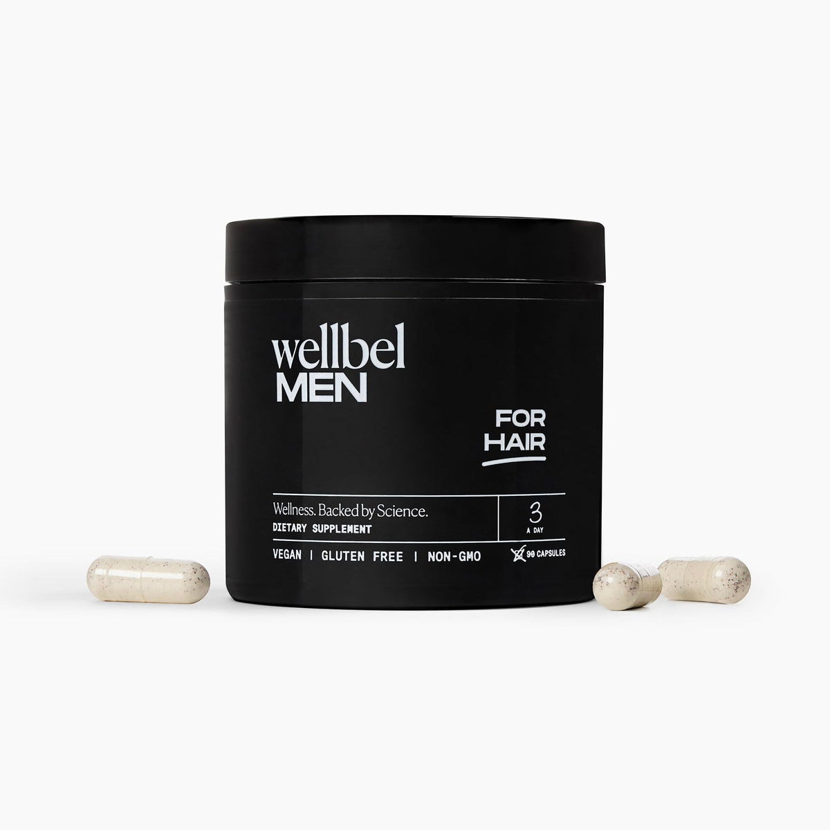 WELLBEL Men Hair, Skin & Nails Supplement - 90 Capsules