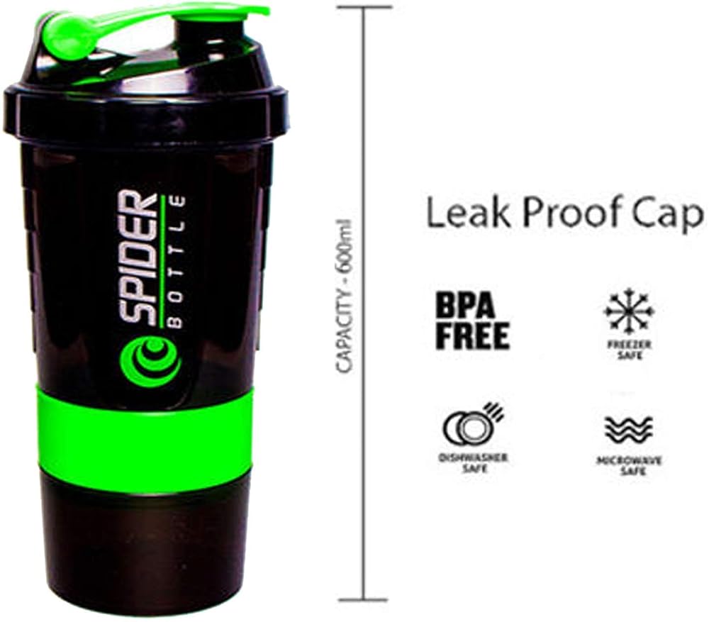 Stanglobe Spider Protein Shaker Bottle 500ml - 1 Count - image 3