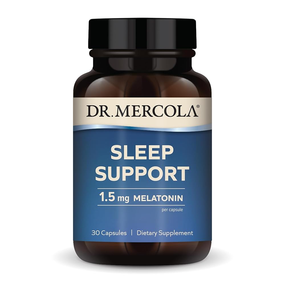 Dr. Mercola Sleep Support with Melatonin 1.5 mg - 30 Capsules