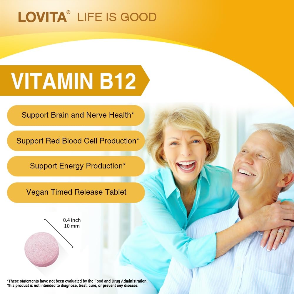 LOVITA Sustained-Release Vitamin B12 1000 mcg (as Cyanocobalamin)