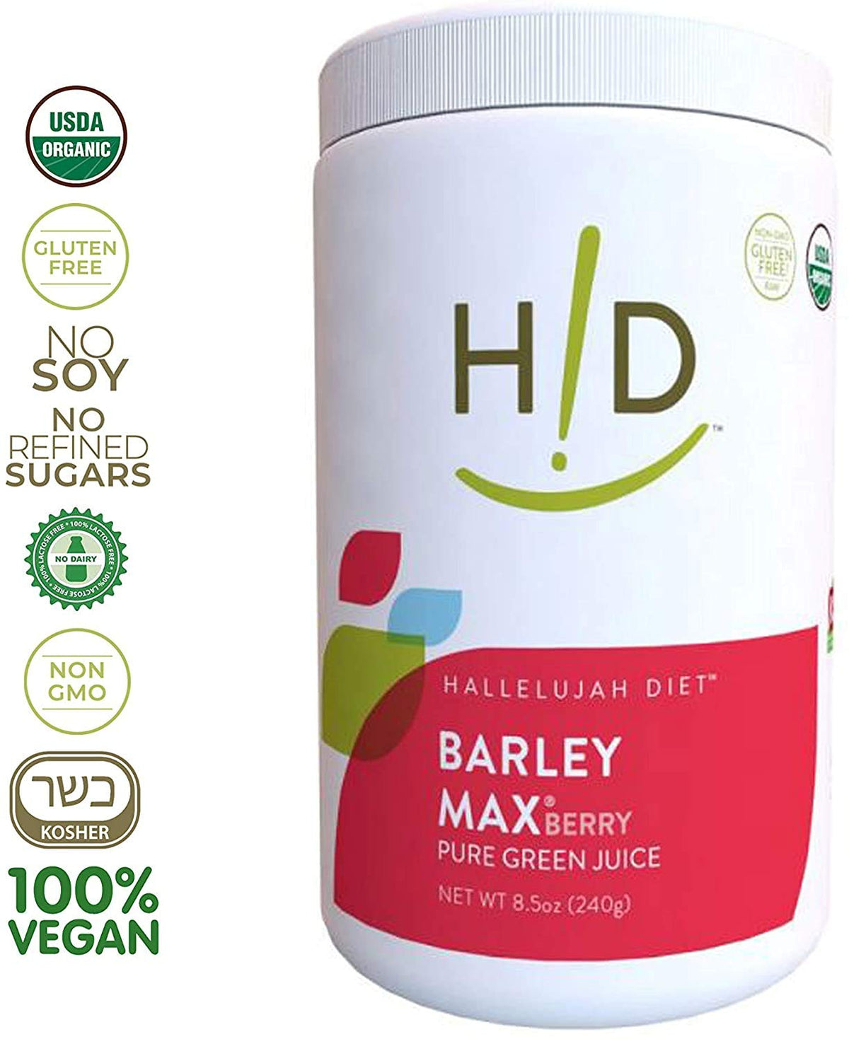 Hallelujah Diet Organic BarleyMax Green Juice Powder - 8.5 oz - image 4