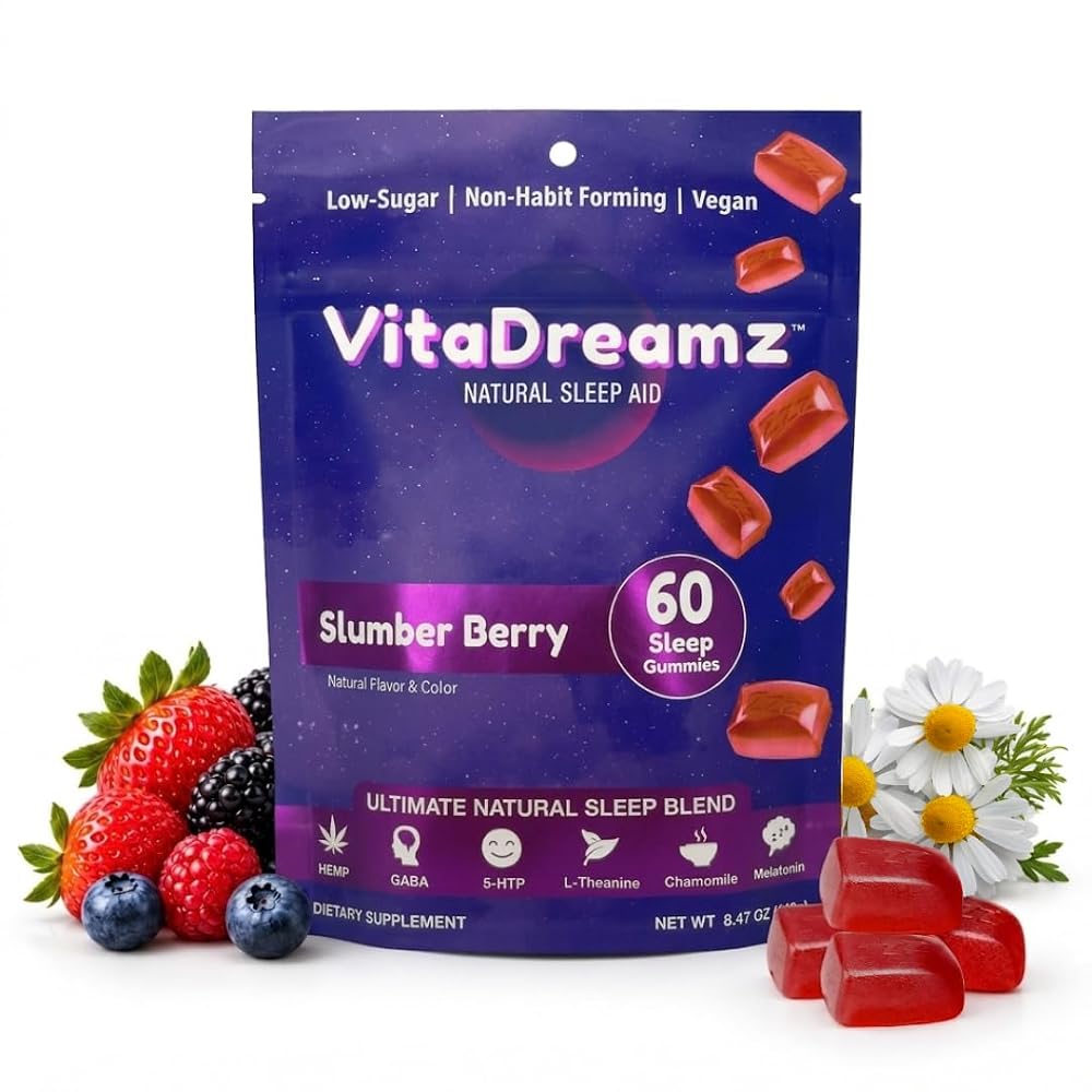 VitaDreamz Premium Melatonin Sleep Gummies - 60 Count