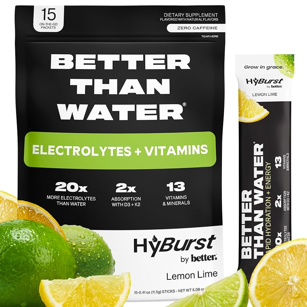 Hyburst Better Than Electrolyte & Vitamin Supplement Powder