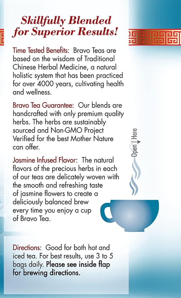Bravo Tea Bye Cough Herbal Tea Caffeine Free - 120 Tea Bags - image 7