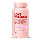 Love Wellness Clear Skin Probiotic with Zinc & Chaste Tree - 30 Capsules