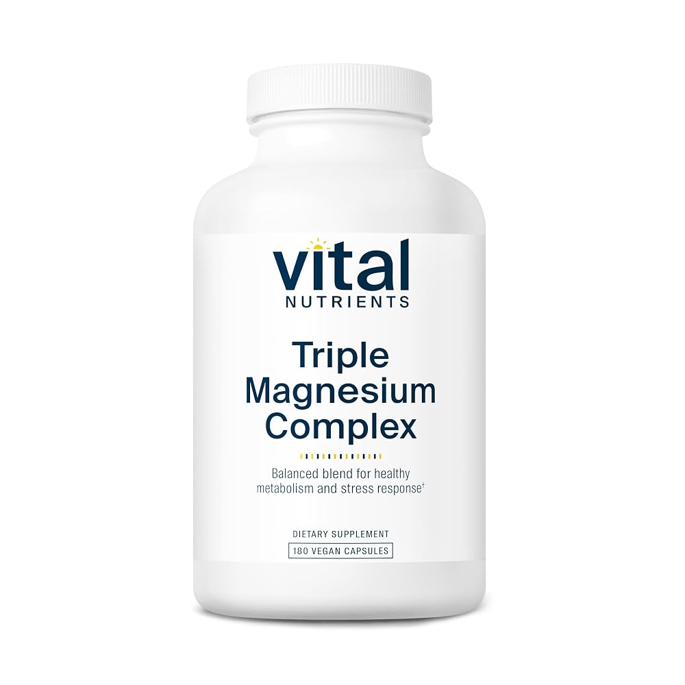 Vital Nutrients Triple Magnesium Complex 500mg - 180 Capsules