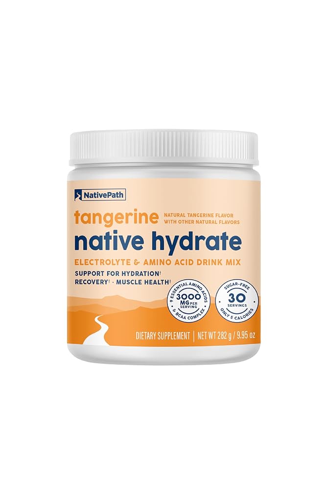 NativePath Hydrate Electrolyte Powder Tangerine - 30 Servings