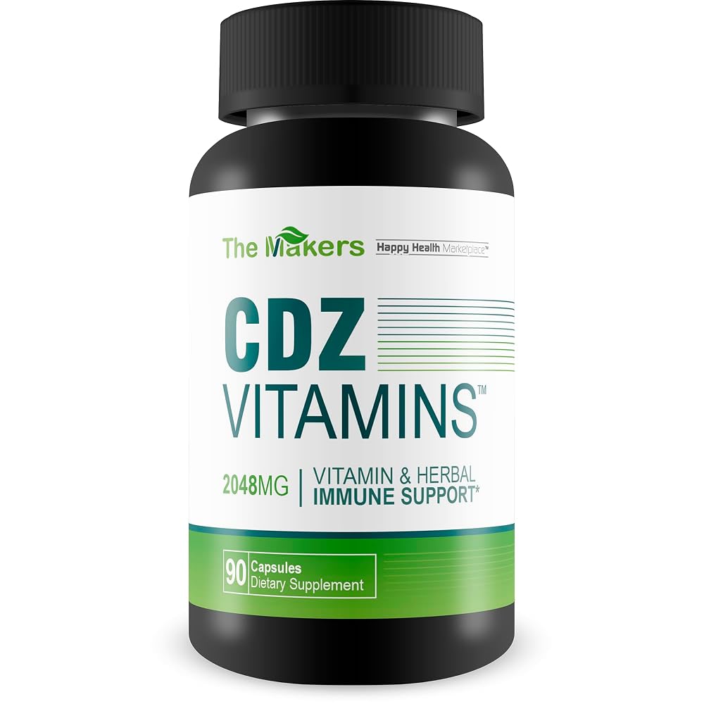 Happy Health Marketplace CDZ Vitamins Immune Support - 90 Capsules