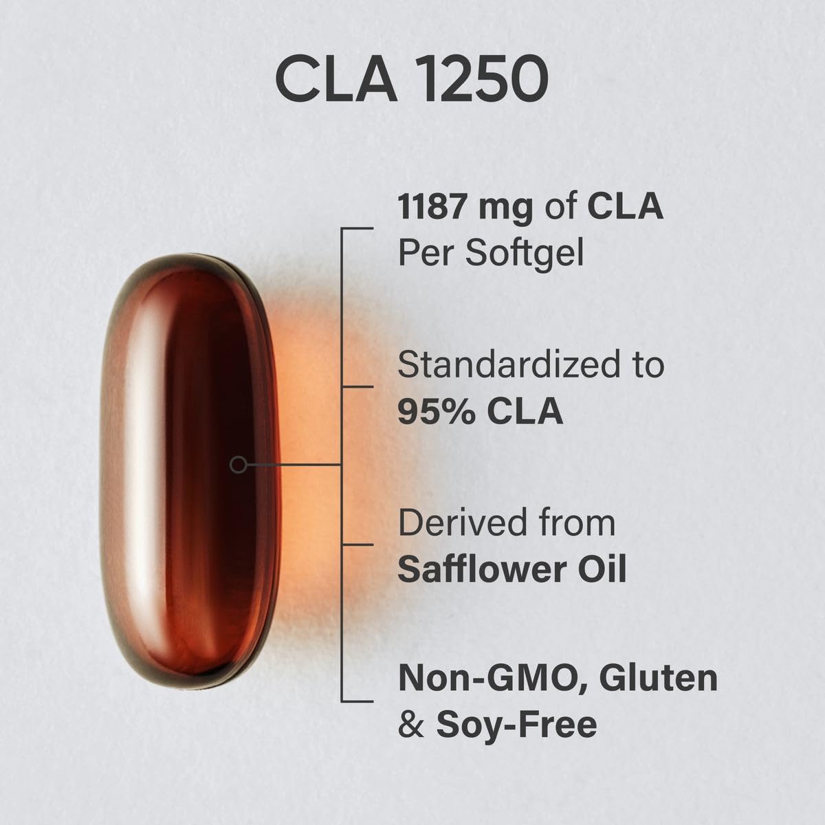 Sports Research CLA 1250mg - 90 Softgels - image 2