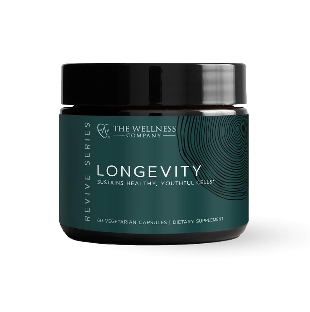The Wellness Company Longevity NR & Glutathione Capsules - 60 Count