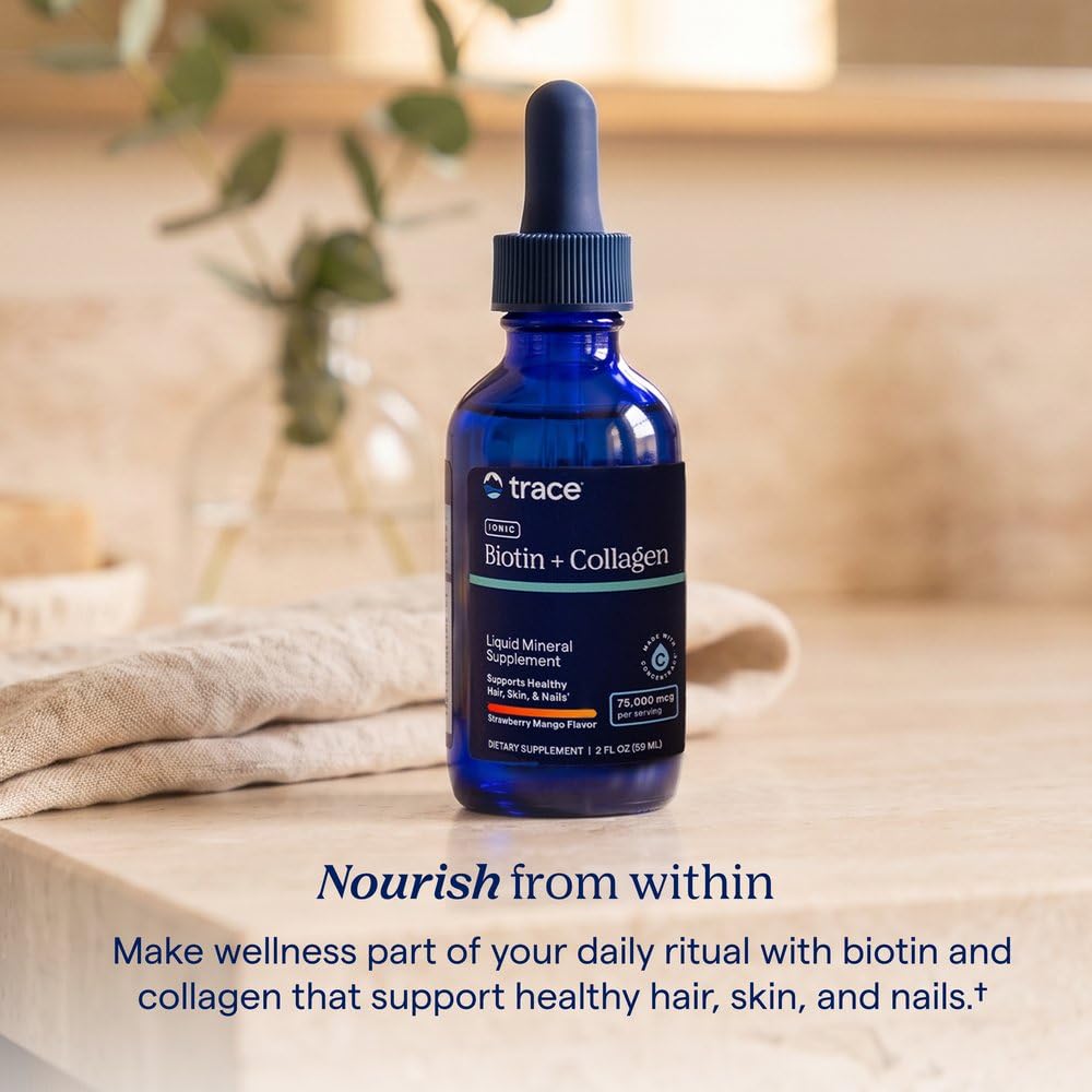 Trace Minerals Ionic Biotin + Collagen Supplement - 2 fl oz - image 5