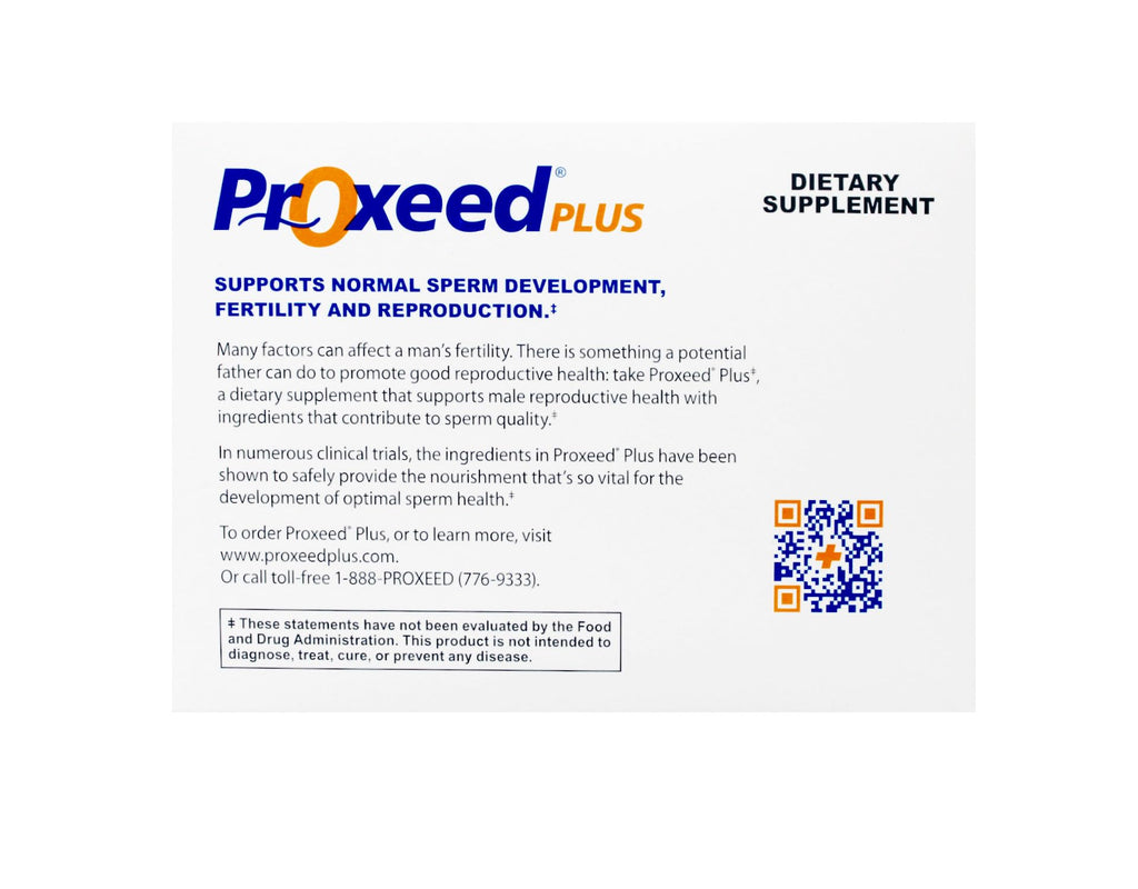 Proxeed Plus Male Fertility Supplement - 30 Packets - image 4
