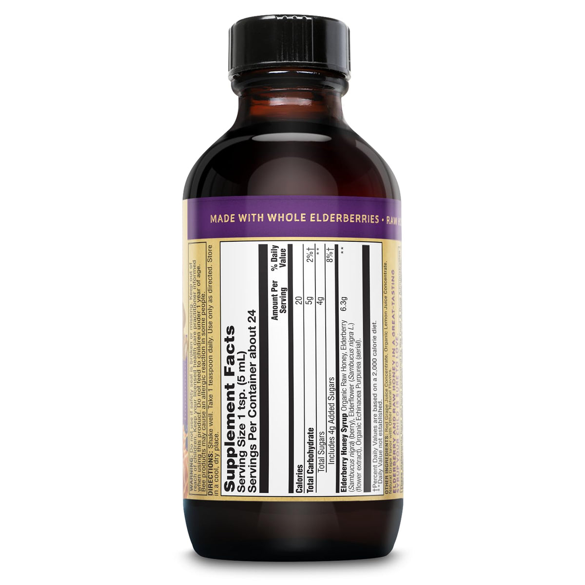 ZAND Honey Gardens Elderberry Syrup for Kids - 4 FL OZ - image 2