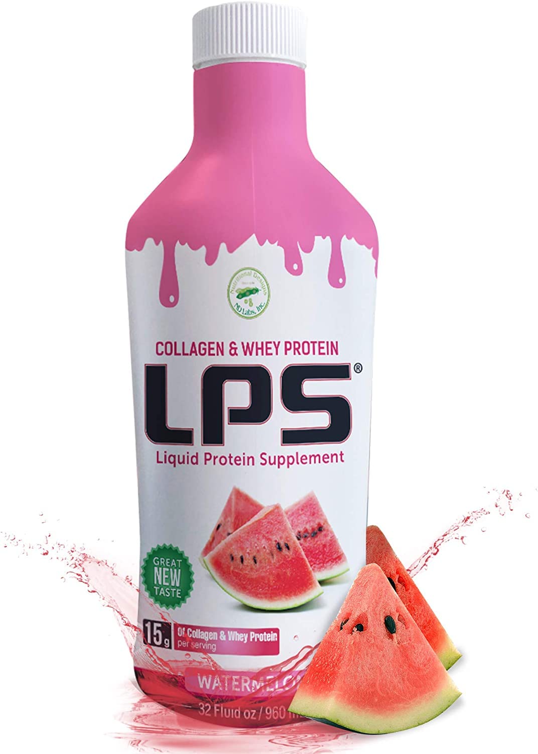 Nutritional Designs Sugar-Free Liquid Collagen & Whey Protein