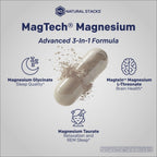 Natural Stacks MagTech Magnesium Complex Brain Support - 90 Capsules - image 8