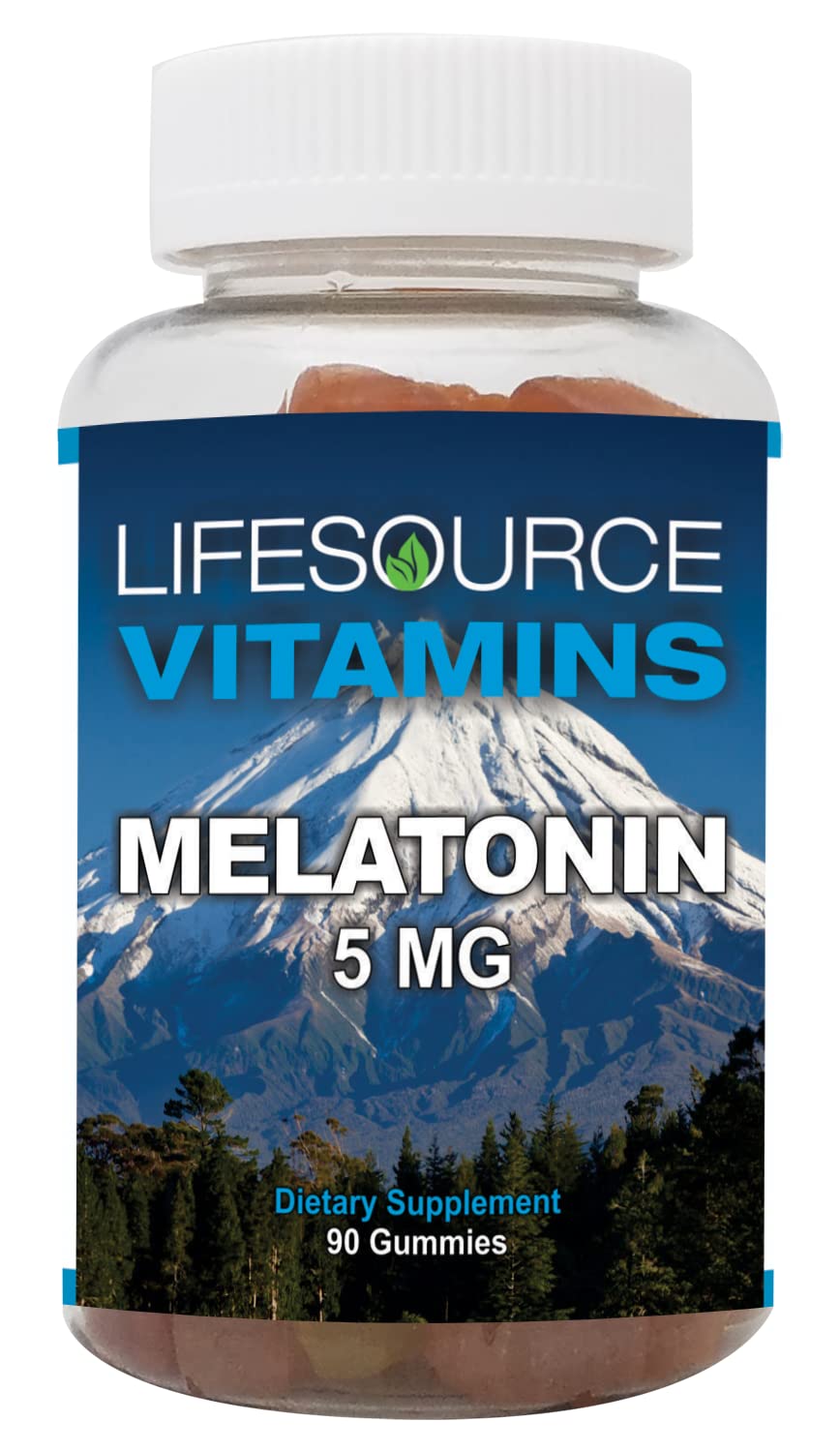 LifeSource Vitamins Melatonin 5mg Gummies - 90 Gummies - image 4