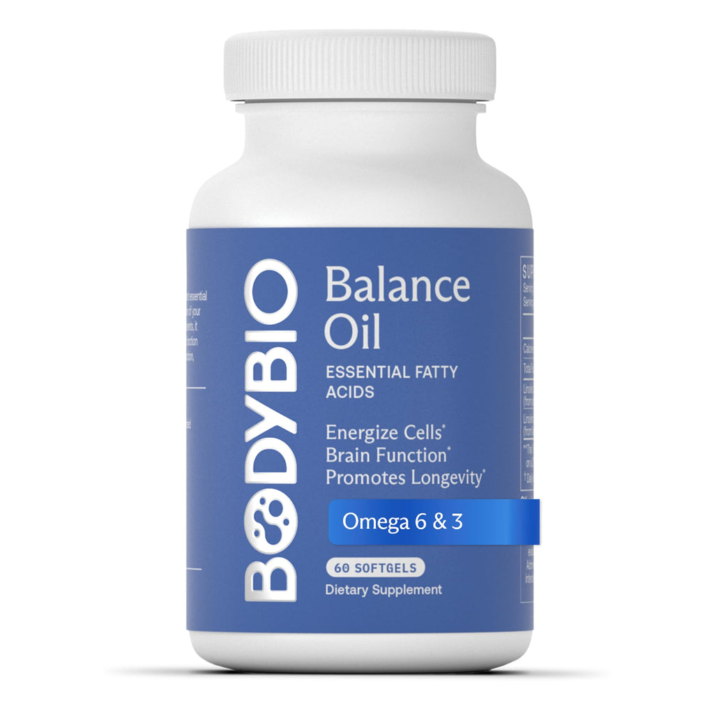BodyBio Balance Oil - Essential Fatty Acids for Brain, Skin, & Mood