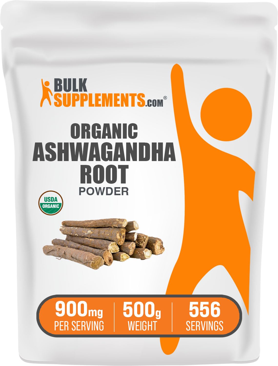 BulkSupplements.com Organic Ashwagandha Powder