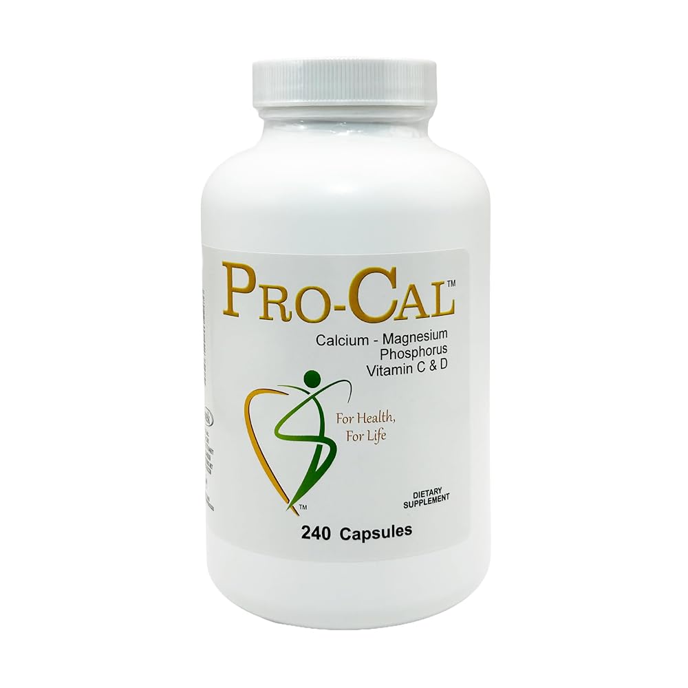 Biotek Pro-Cal Calcium Supplement for Bone Health - 240 Capsules
