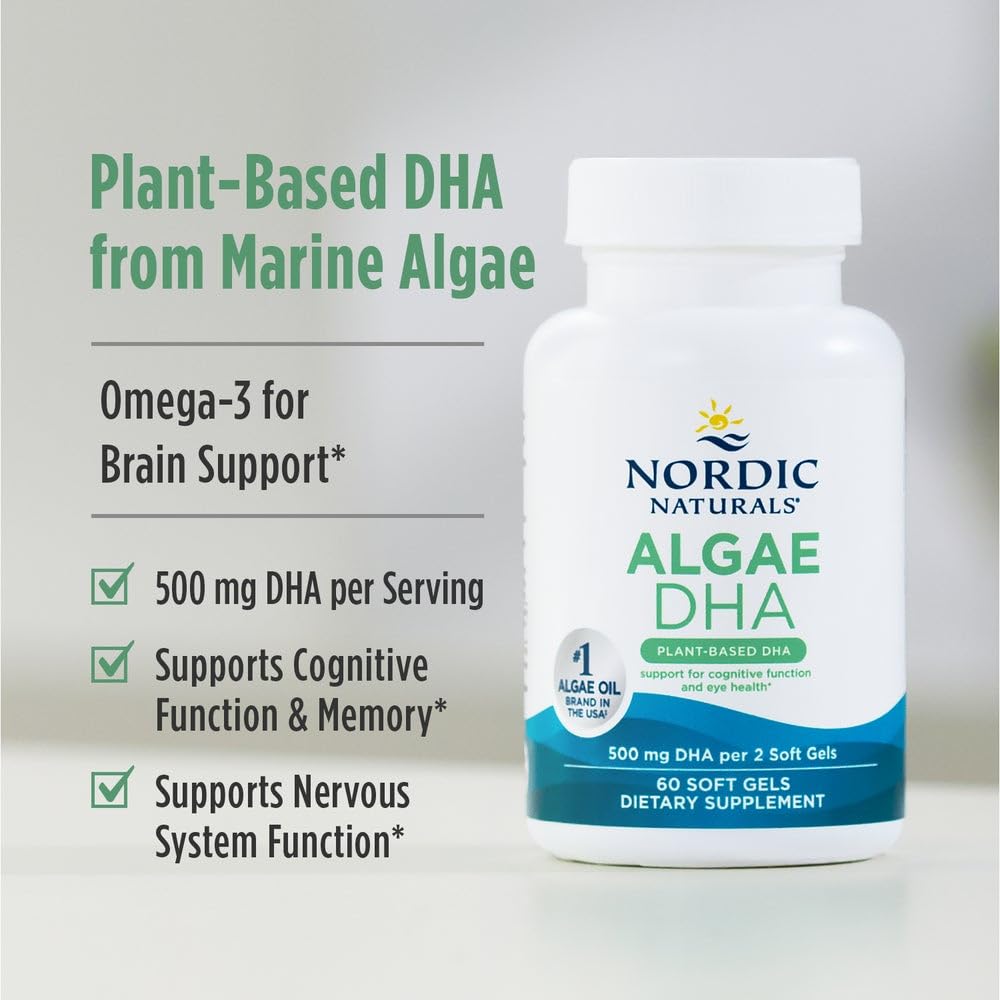 Nordic Naturals Algae DHA - Vegetarian DHA Supplement