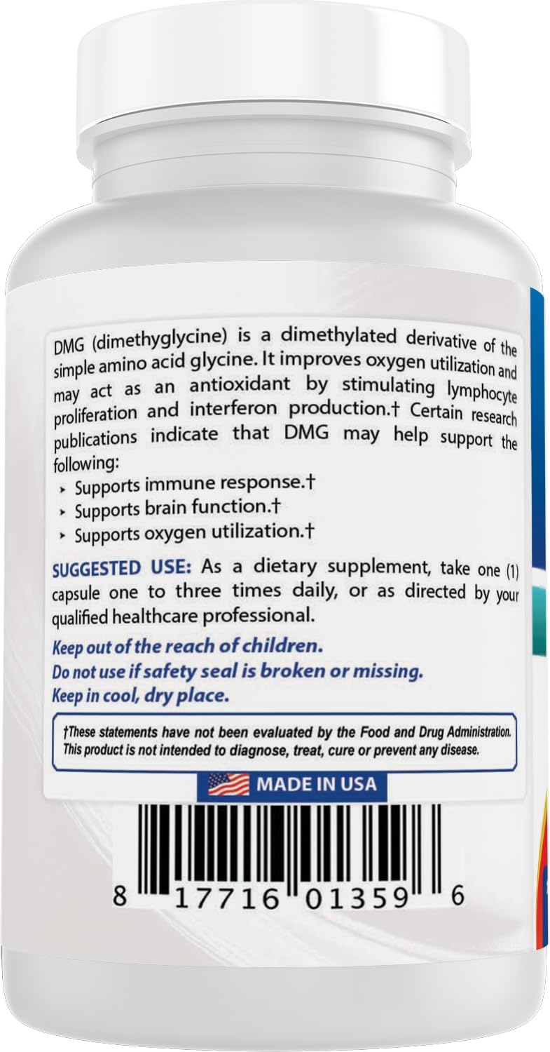 Best Naturals DMG 125 mg - 120 Capsules - image 7