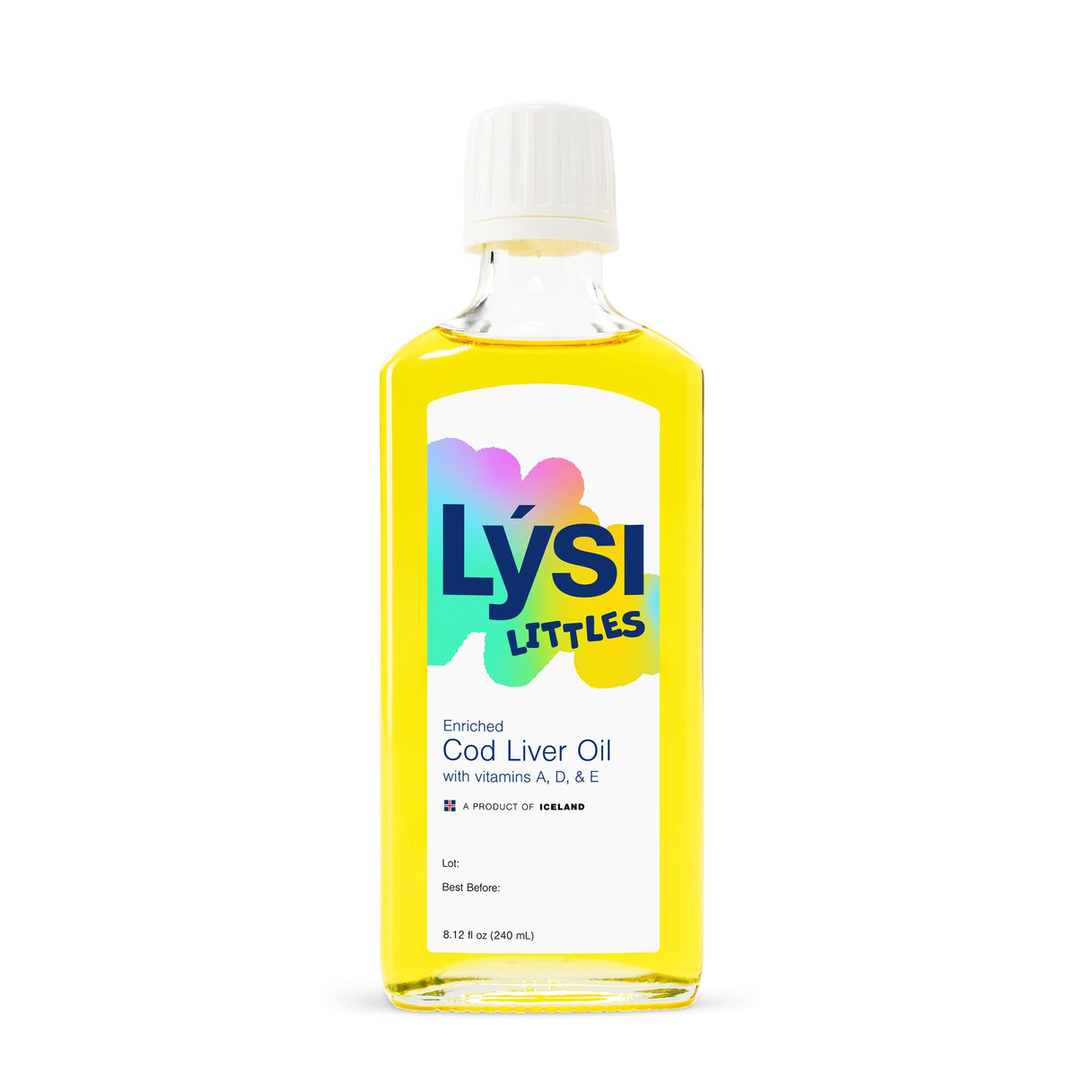 LYSI Liittles Children's Omega Lemon Cod Liver Oil - 8.12 FL OZ - image 2