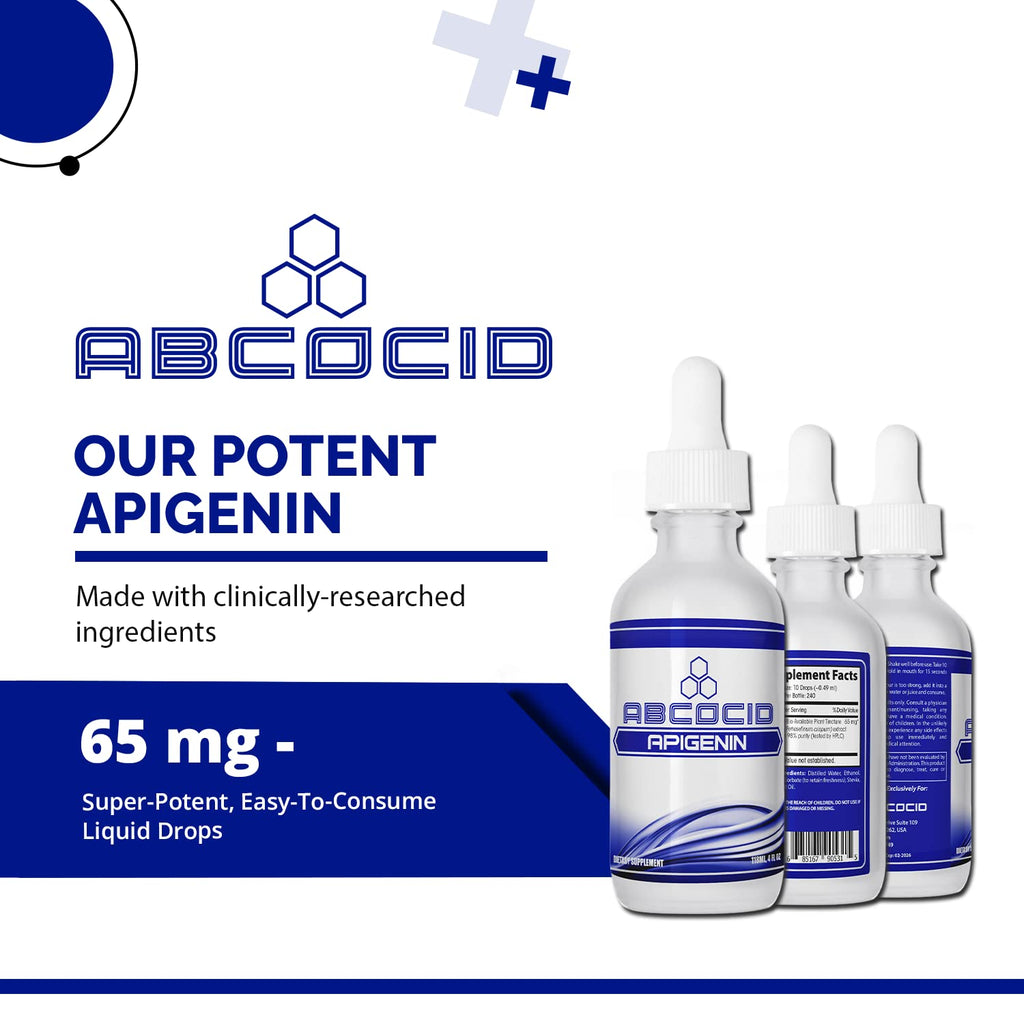 ABCOCID Apigenin 65 mg Liquid - 240 Servings - image 4