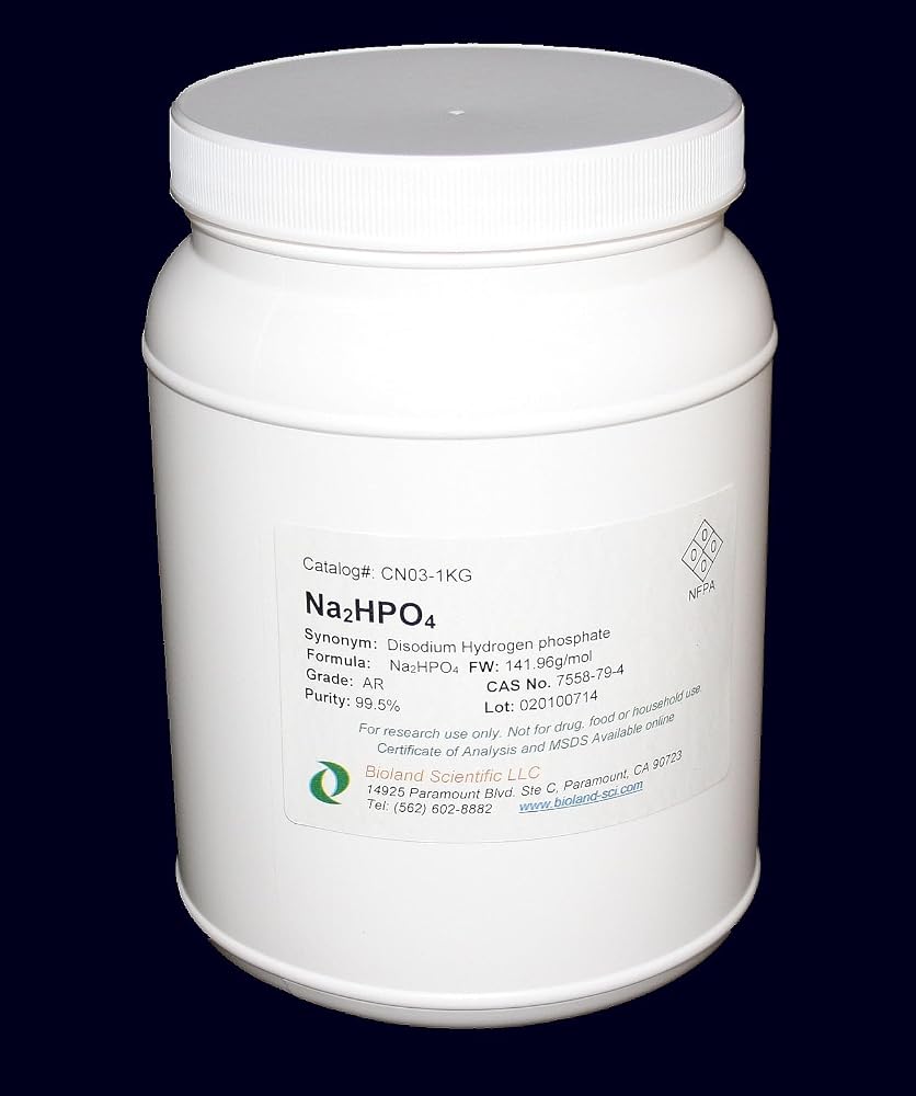 Generic Sodium Phosphate Dibasic AR Grade Powder - 1 kg