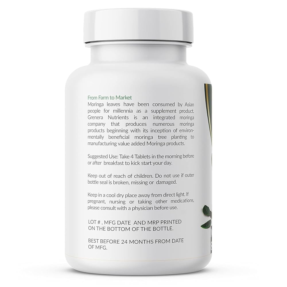 Generic Moringa Oleifera 500 mg Tablets - 500 Tablets - image 3