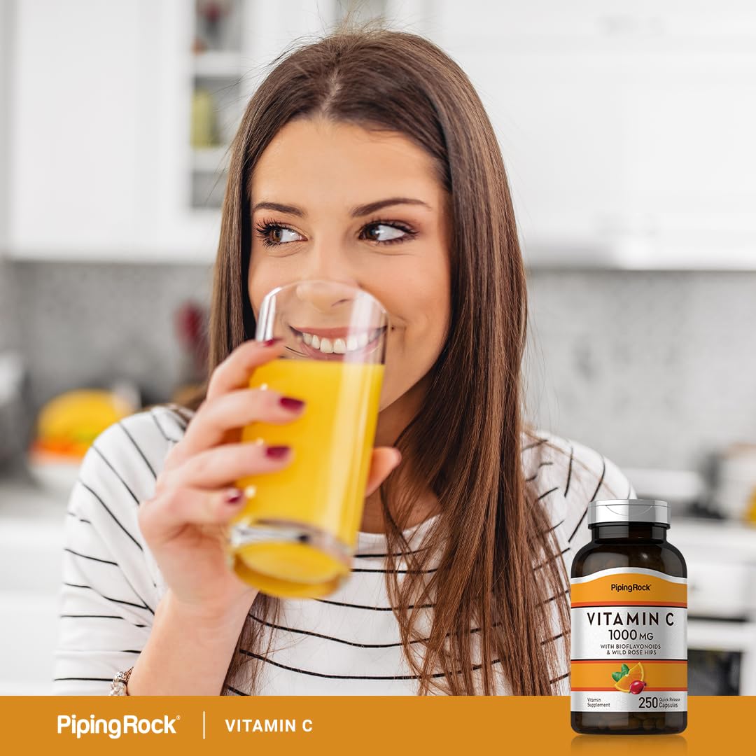 Piping Rock Vitamin C 1000mg - 250 Capsules - image 6