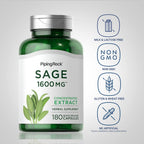 Piping Rock Sage Supplement Concentrated Herbal Extract - 180 Capsules - image 3