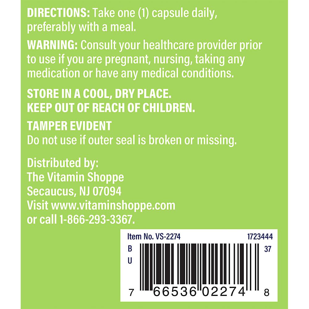 The Vitamin Shoppe Brand Milk Thistle Extract 300 mg, Silymarin, 200 Caps