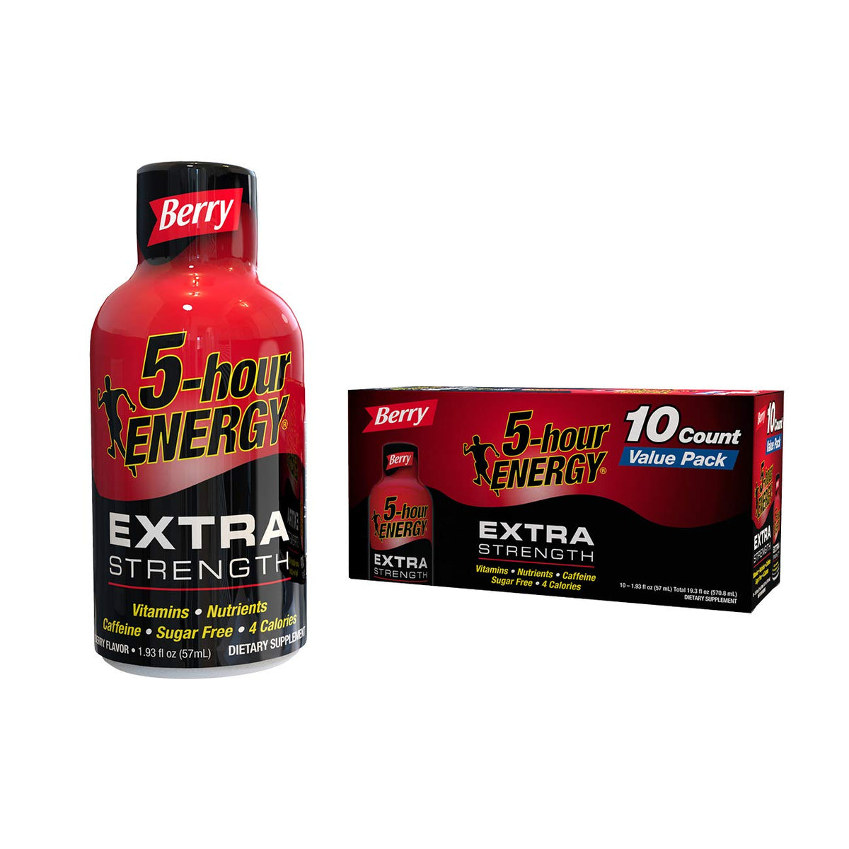5-hour ENERGY Extra Strength Berry Shot - 10 Pack