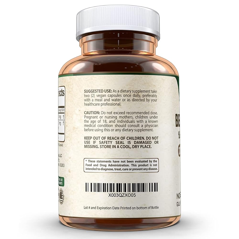 Vegan Labs Berberine HCL 1200mg with Ceylon Cinnamon - 180 Capsules - image 4