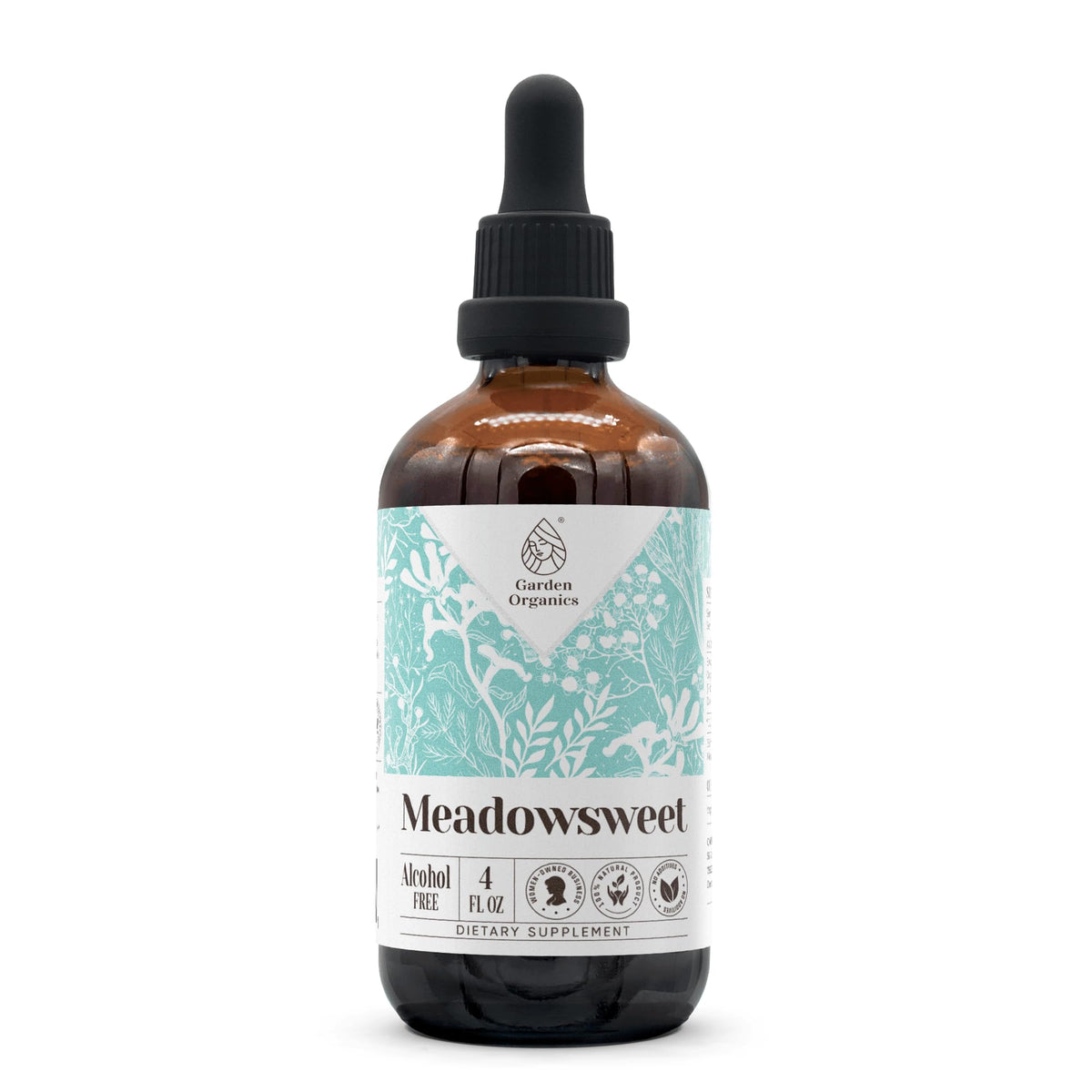 Garden Organics Meadowsweet Alcohol-Free Natural Tincture Extract