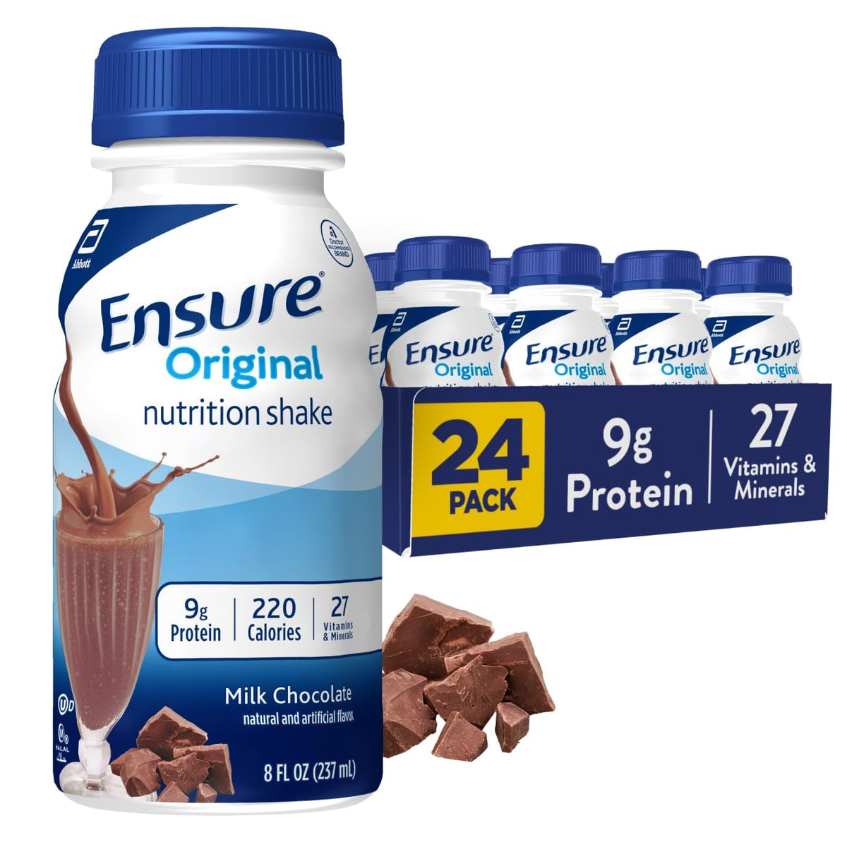 Ensure Original Nutrition Shake Milk Chocolate - 24 Pack