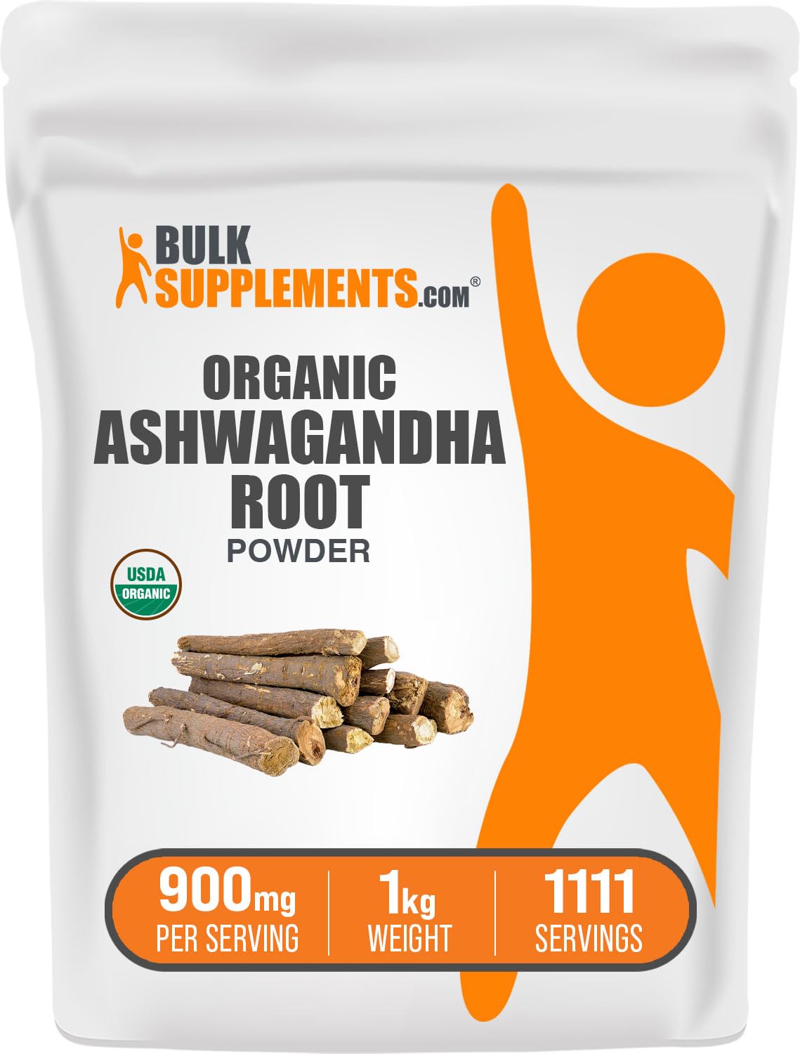 BulkSupplements.com Organic Ashwagandha Powder