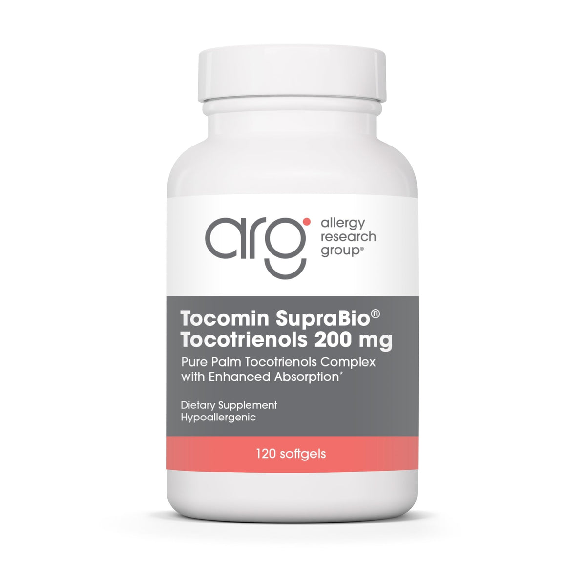 Allergy Research Group Tocomin SupraBio Tocotrienols 200 mg - 120 Softgels